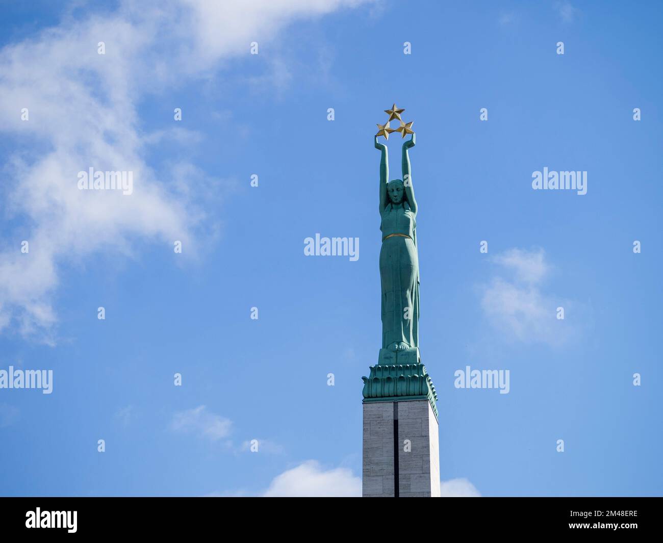 Freiheitsdenkmal, Riga, Lettland, Baltikum, Europa Stockfoto
