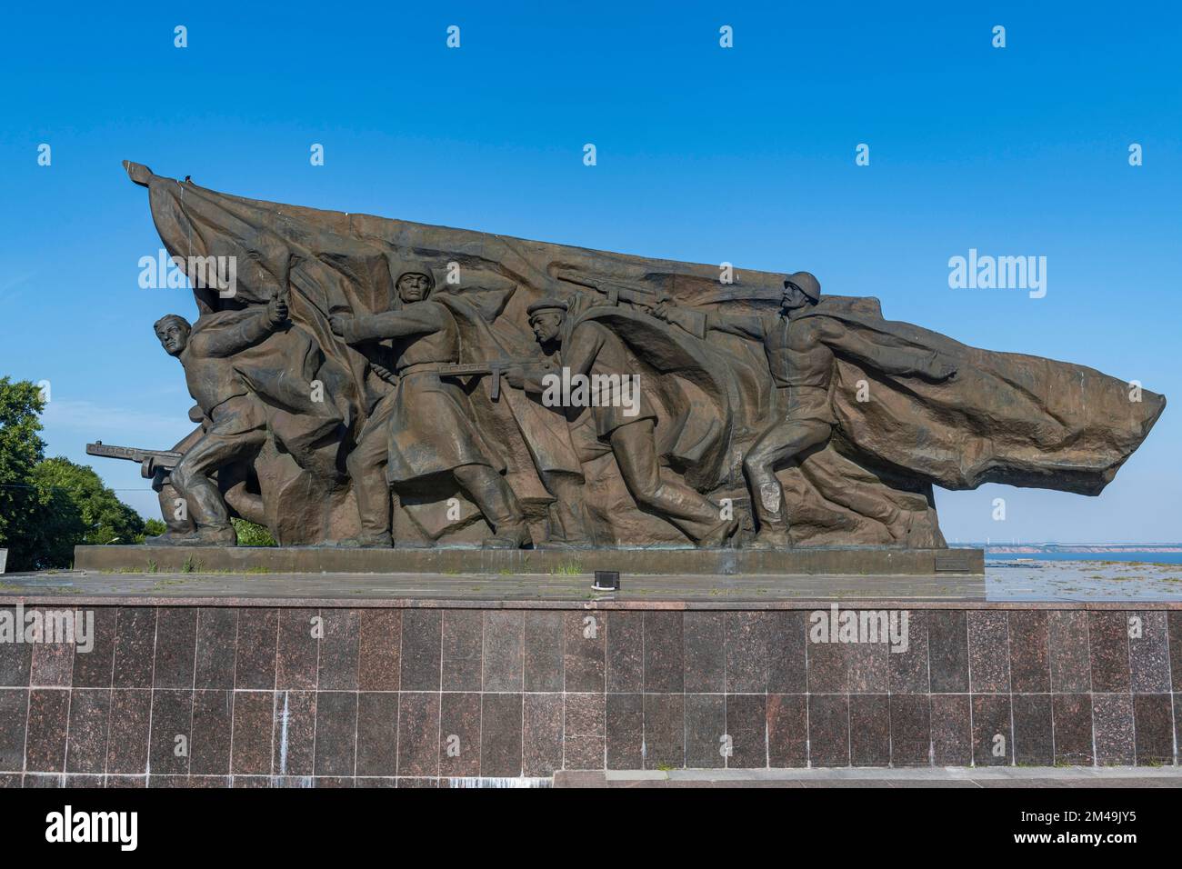 WW 2 Monument, Ulyanovsk, Russland Stockfoto