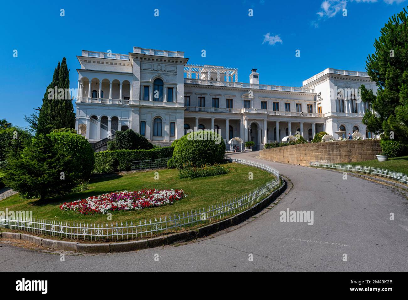 Livadia Palace, Jalta, Krim, Russland Stockfoto