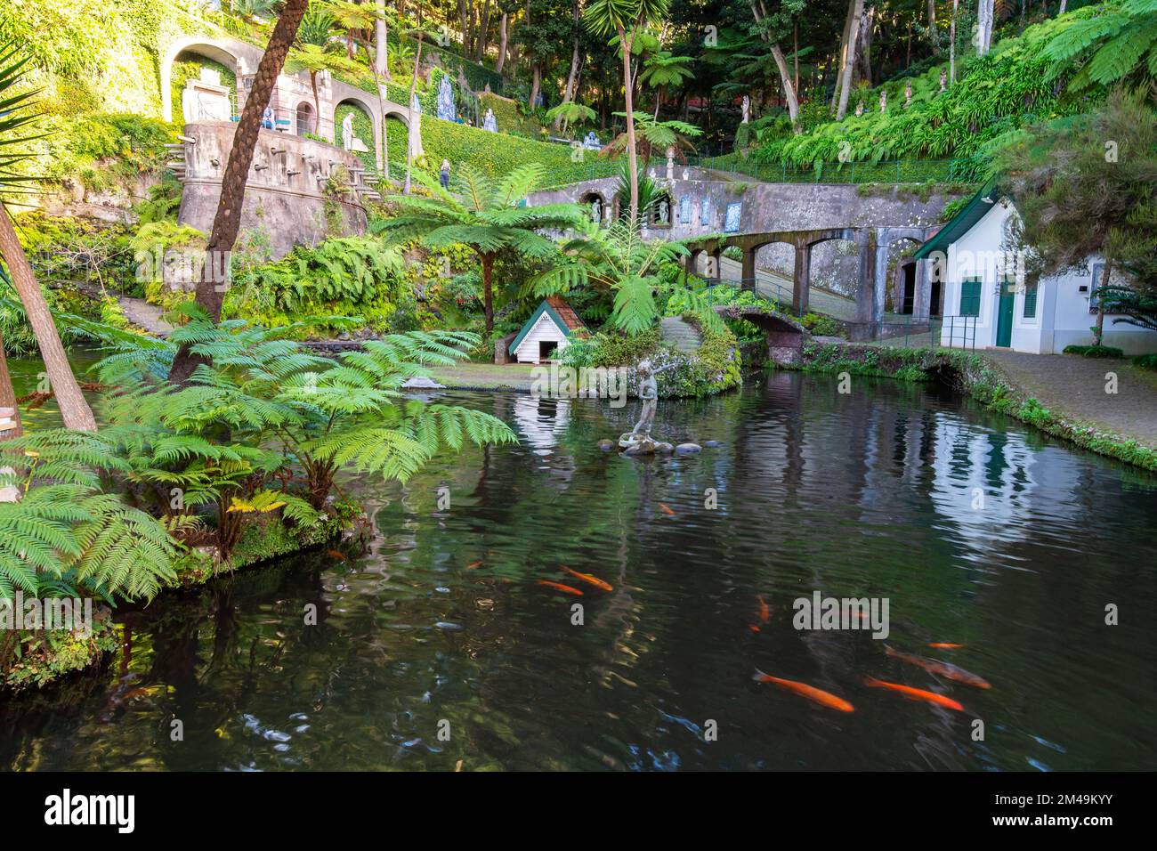 Monte Palace Tropical Garden, Monte, Funchal, Madeira, Portugal Stockfoto