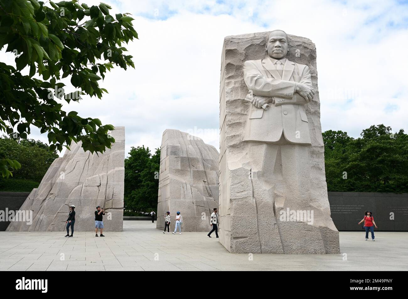 Martin Luther King Memorial in der National Mall, Washington DC, Vereinigte Staaten von Amerika Stockfoto