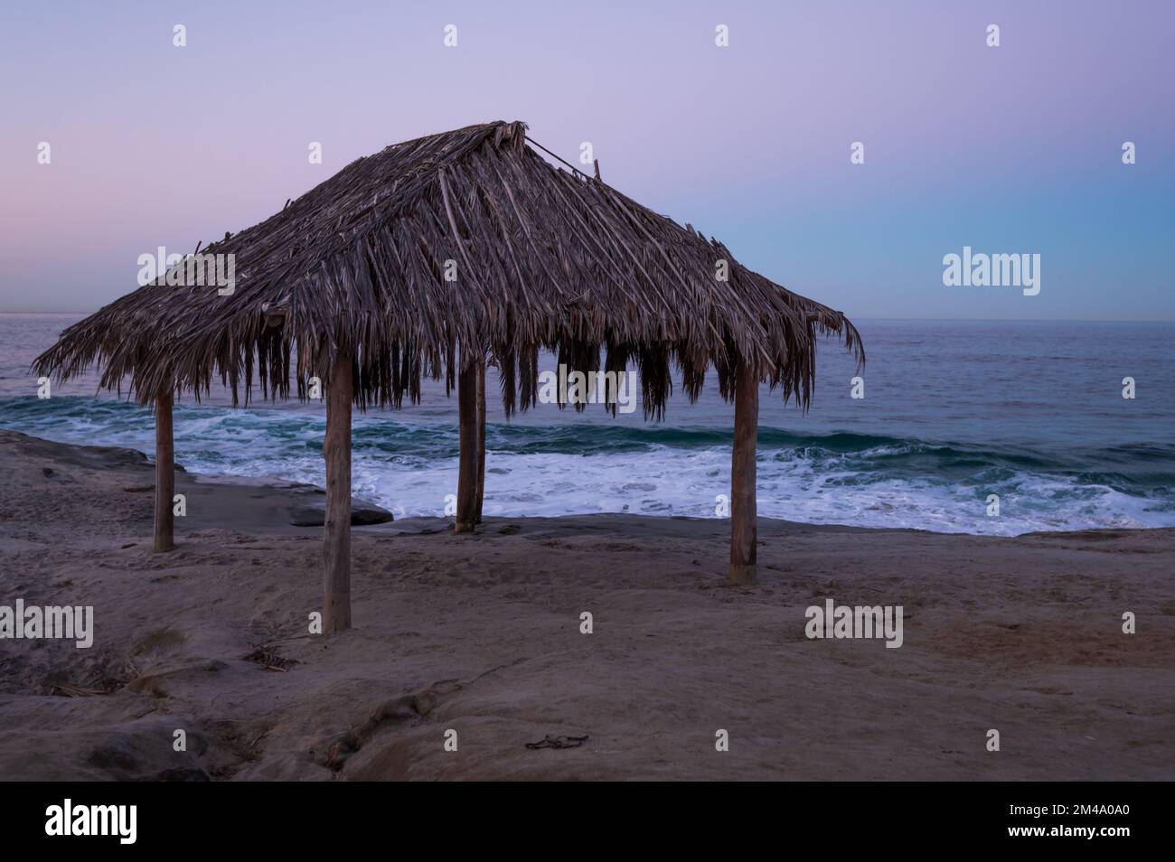 Die Surfbude am Windansea Beach in La Jolla, Kalifornien Stockfoto