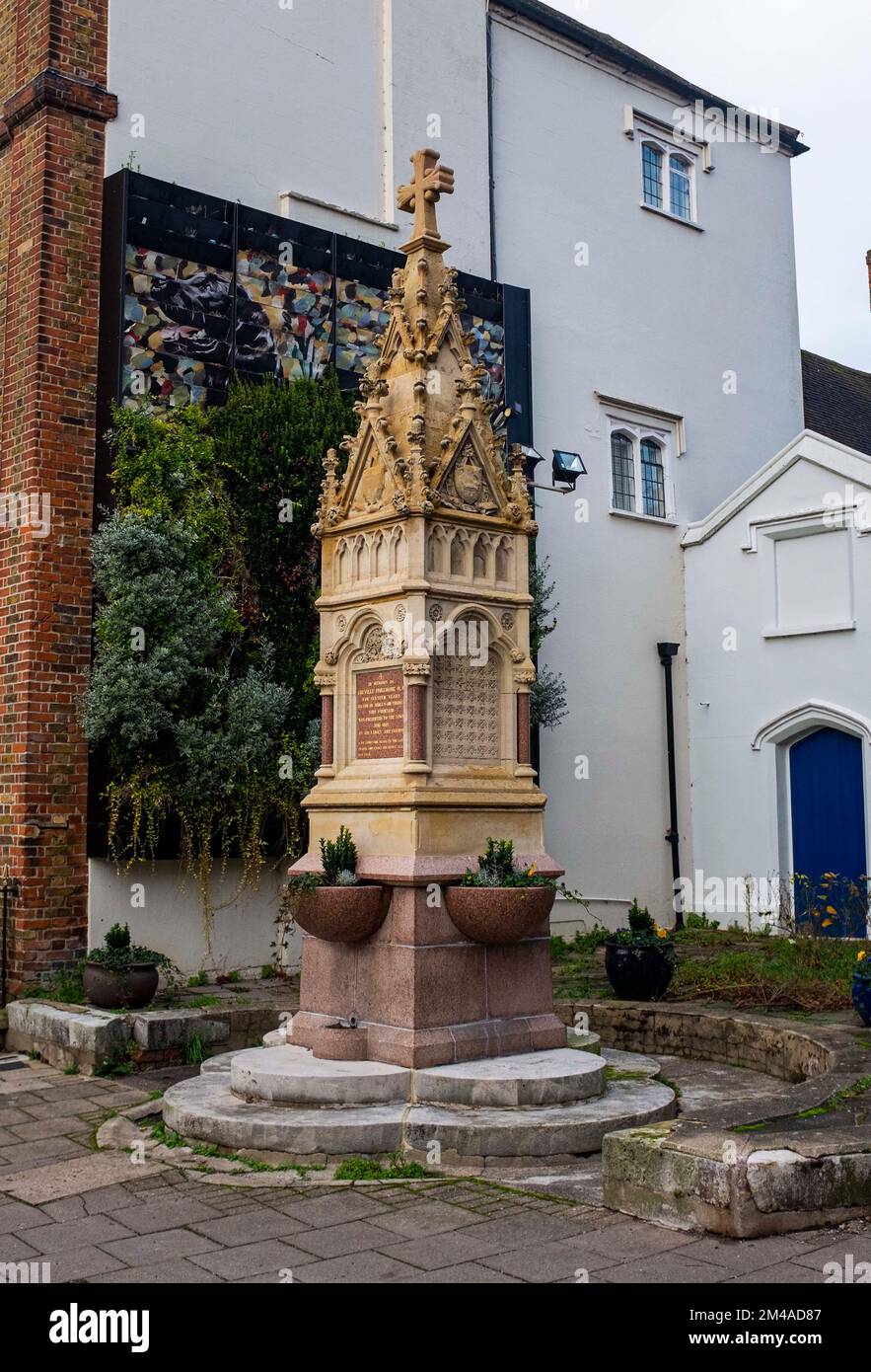 The Phillimore Fountain in Henley-on-Thames Berkshire , England , Vereinigtes Königreich Stockfoto