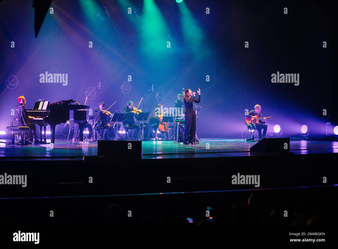 Teatro Arcimboldi, Mailand, Italien, 09. Dezember 2022, Elisa auf der Bühne während Elisa - italienisches Sängerkonzert Stockfoto