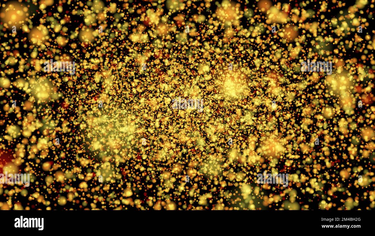 Abstrakter Hintergrund mit wunderschönen goldenen Zacken. Stockfoto