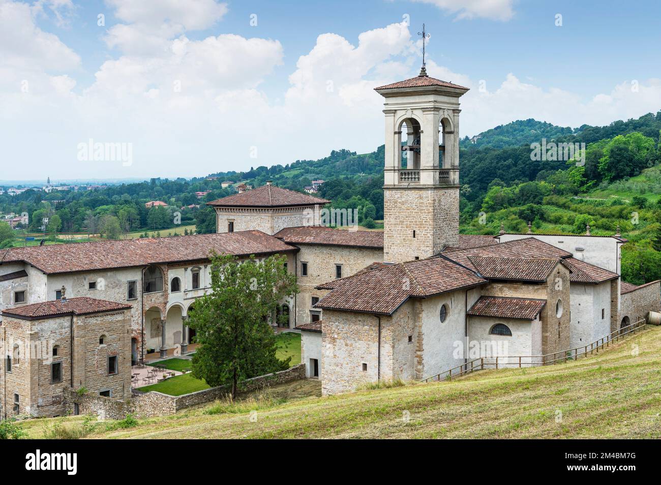 Kloster, bergamo, italien Stockfoto
