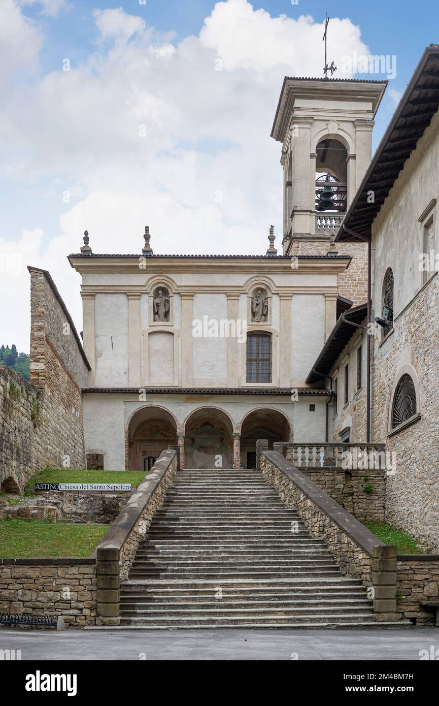 Kloster, bergamo, italien Stockfoto