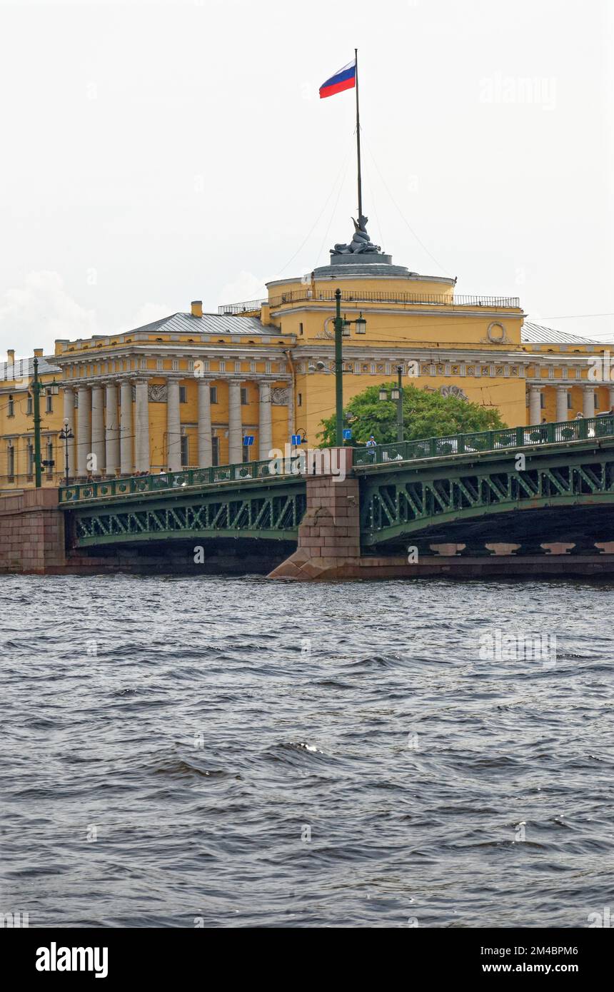 St. Isaak's Cathedral oder Isaakievskiy Sobor - große architektonische Wahrzeichen Kathedrale - in St. Petersburg, Nordwestviertel, Russland 24.. Juni Stockfoto