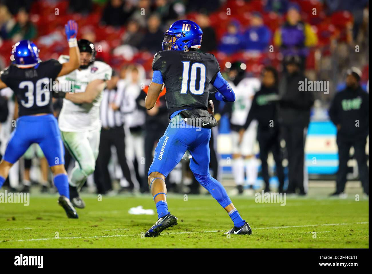 Der Quarterback Taylen Green aus den Boise State Broncos kehrt im 3