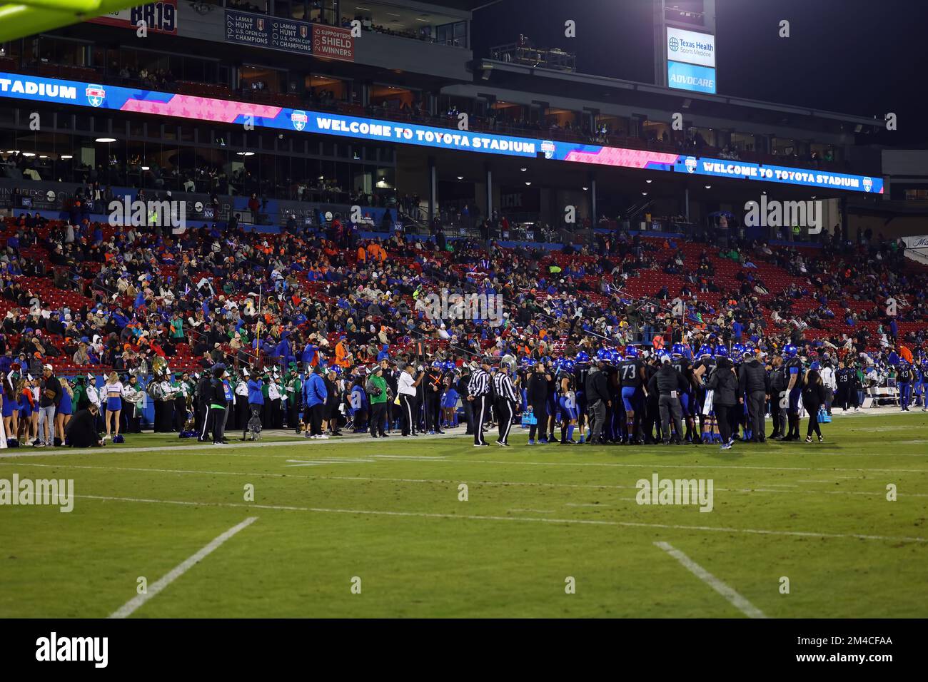 Toyota Stadium während des 2.. Quartals des Fußballspiels der Frisco Bowl College 2022, am Samstag, den 17. Dezember 2022 im Toyota Stadium, in Frisco, Texas. (Eddie) Ich Weiß Stockfoto