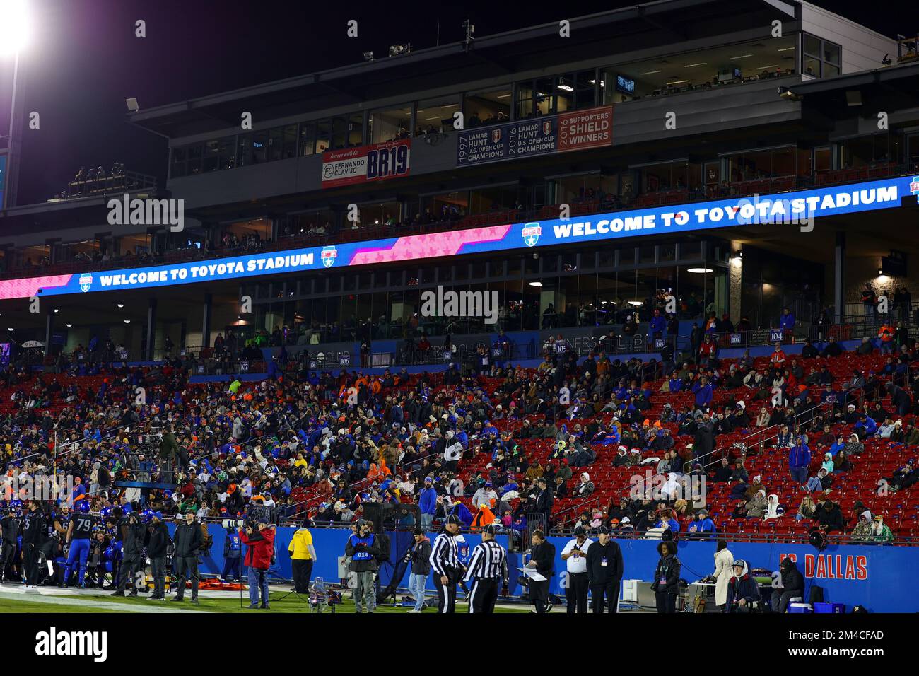 Toyota Stadium während des 2.. Quartals des Fußballspiels der Frisco Bowl College 2022, am Samstag, den 17. Dezember 2022 im Toyota Stadium, in Frisco, Texas. (Eddie) Ich Weiß Stockfoto