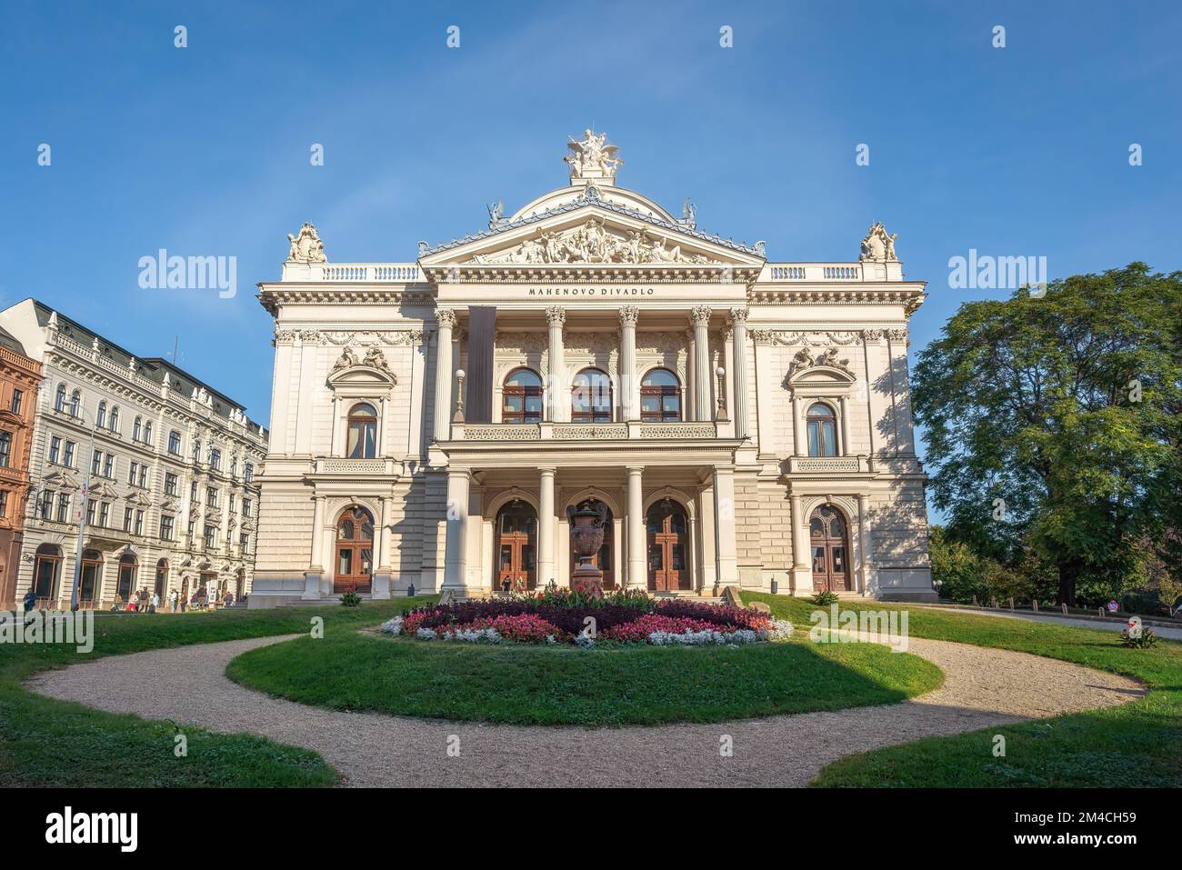 Mahen Theater - Brünn, Tschechische Republik Stockfoto