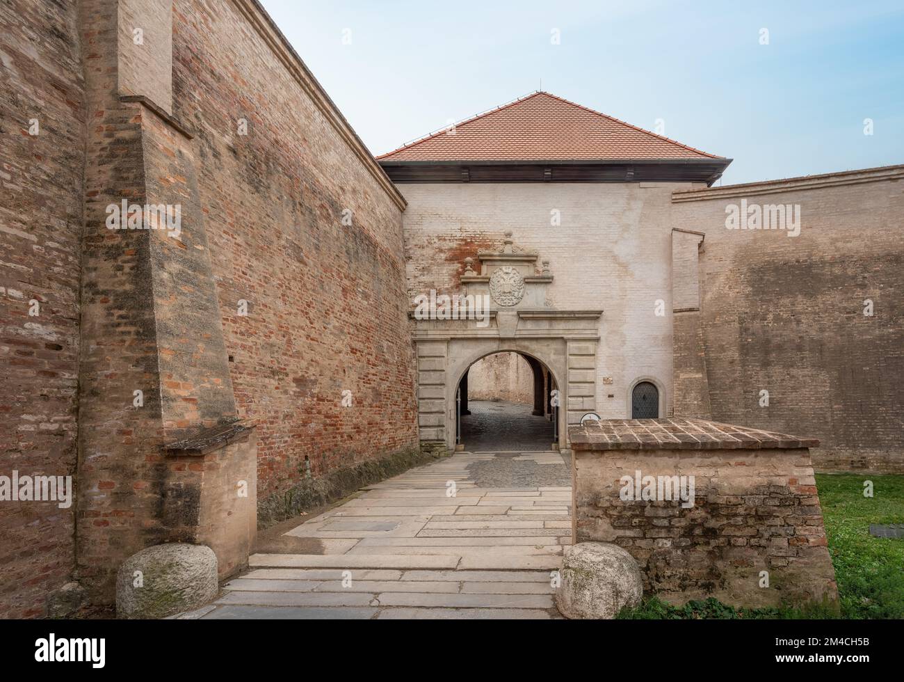 Burgtor Spilberk - Brünn, Tschechische Republik Stockfoto