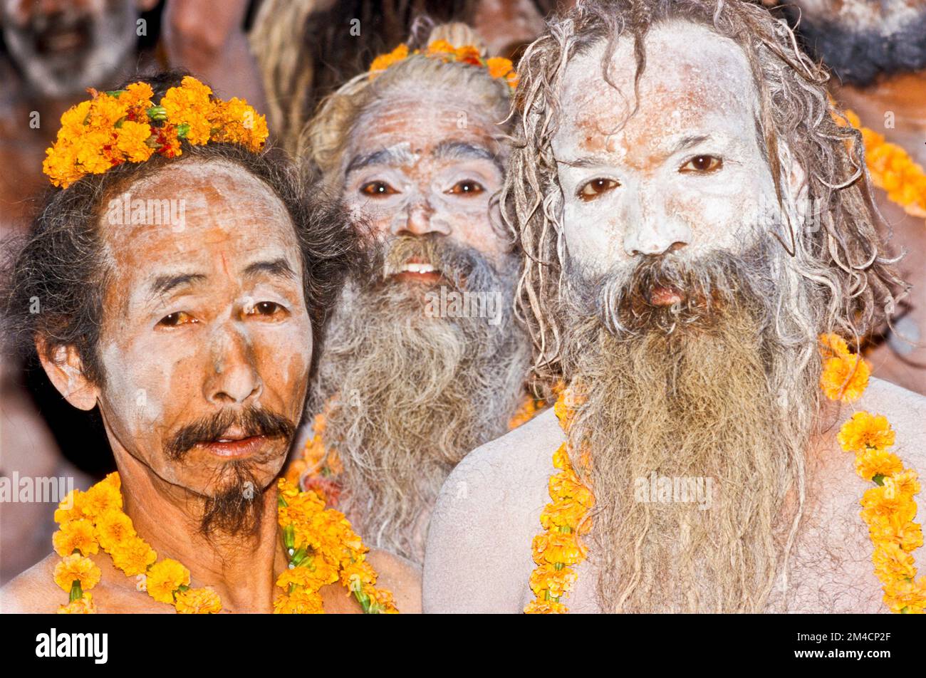 Die shivratri - Prozession sieht und archaischen fühlt, wie in Indien vor 500 Jahren Stockfoto