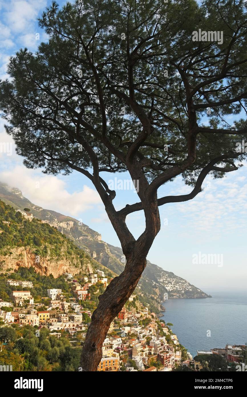 Amalfiküste - Positano Stockfoto