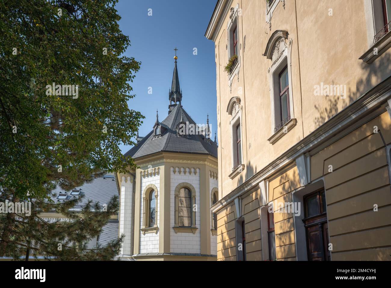 Kapelle des Heiligen Franziskus von Assisi am Biskupske-Platz - Olmütz, Tschechische Republik Stockfoto