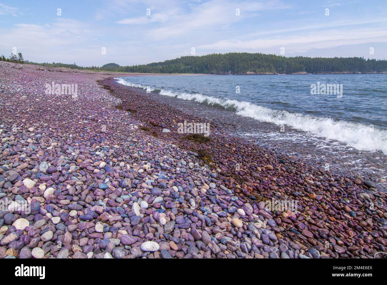 Jasper Beach, Maine Stockfoto