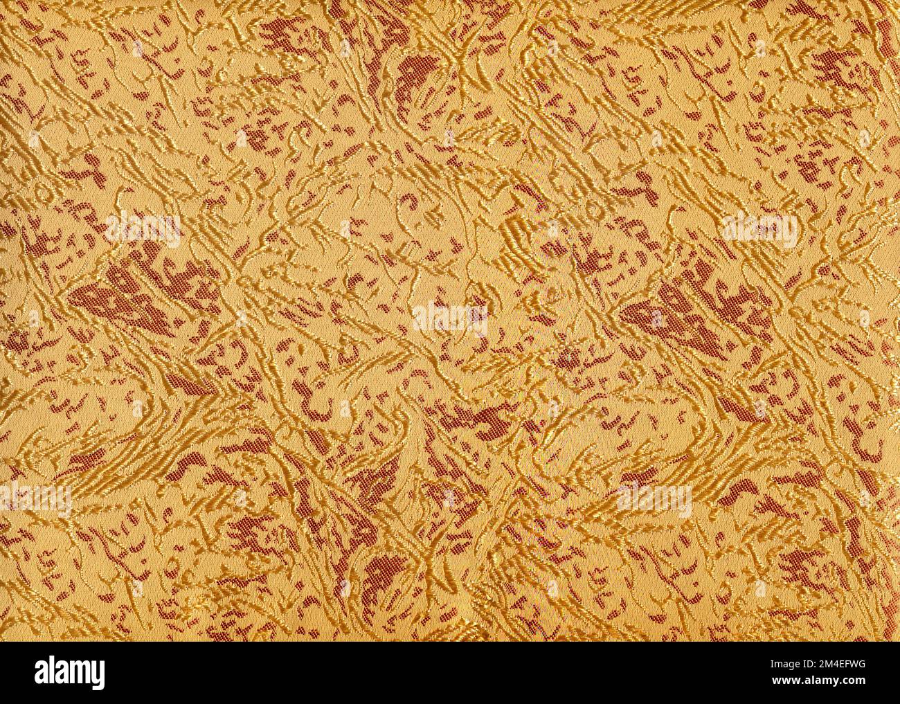 Die Schmelzstruktur des Stoffes. Grunge Textilhintergrund. Stockfoto