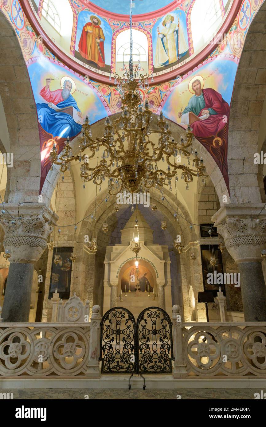 Kapelle St. Helena. Kirche des Heiligen Grabes. Jerusalem, Israel Stockfoto