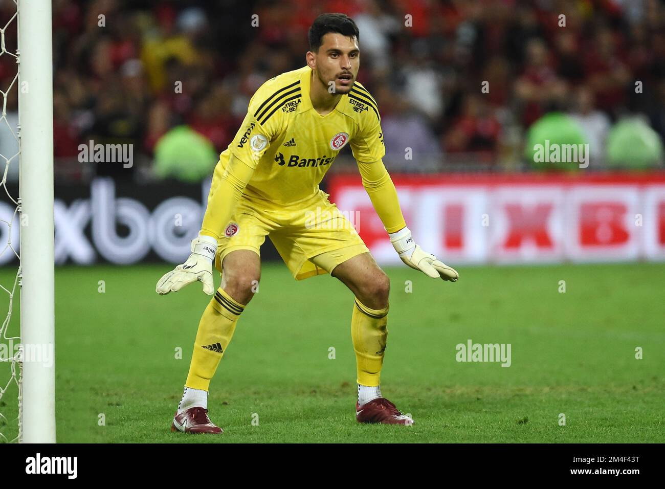 Rio de Janeiro, Brasilien, 5. Oktober 2022. Fußballtorwart Keiller vom Internacional Team, während des Spiels Flamengo x Internacional, für die Brazi Stockfoto