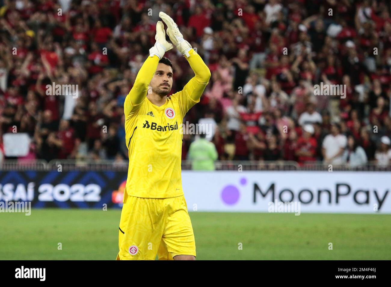 Rio de Janeiro, Brasilien, 5. Oktober 2022. Fußballtorwart Keiller vom Internacional Team, während des Spiels Flamengo x Internacional, für die Brazi Stockfoto