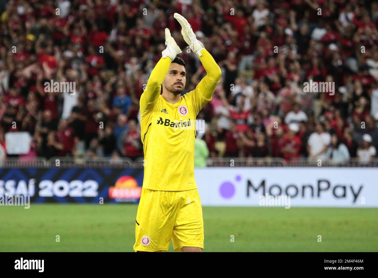 Rio de Janeiro, Brasilien, 5. Oktober 2022. Fußballtorwart Keiller vom Internacional Team, während des Spiels Flamengo x Internacional, für die Brazi Stockfoto