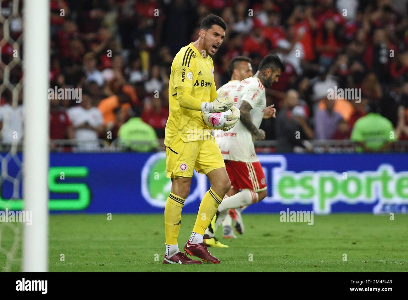 Rio de Janeiro, Brasilien, 5. Oktober 2022. Fußballtorwart Keiller vom Internacional Team, während des Spiels Flamengo x Internacional, für die Brazi Stockfoto