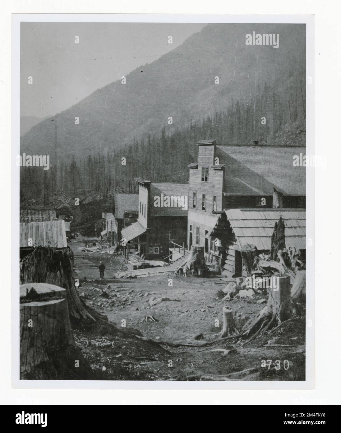 Städte und Gemeinden: Besetzt - Washington. Fotografien zu National Forests, Resource Management Practices, Personal sowie Kultur- und Wirtschaftsgeschichte Stockfoto