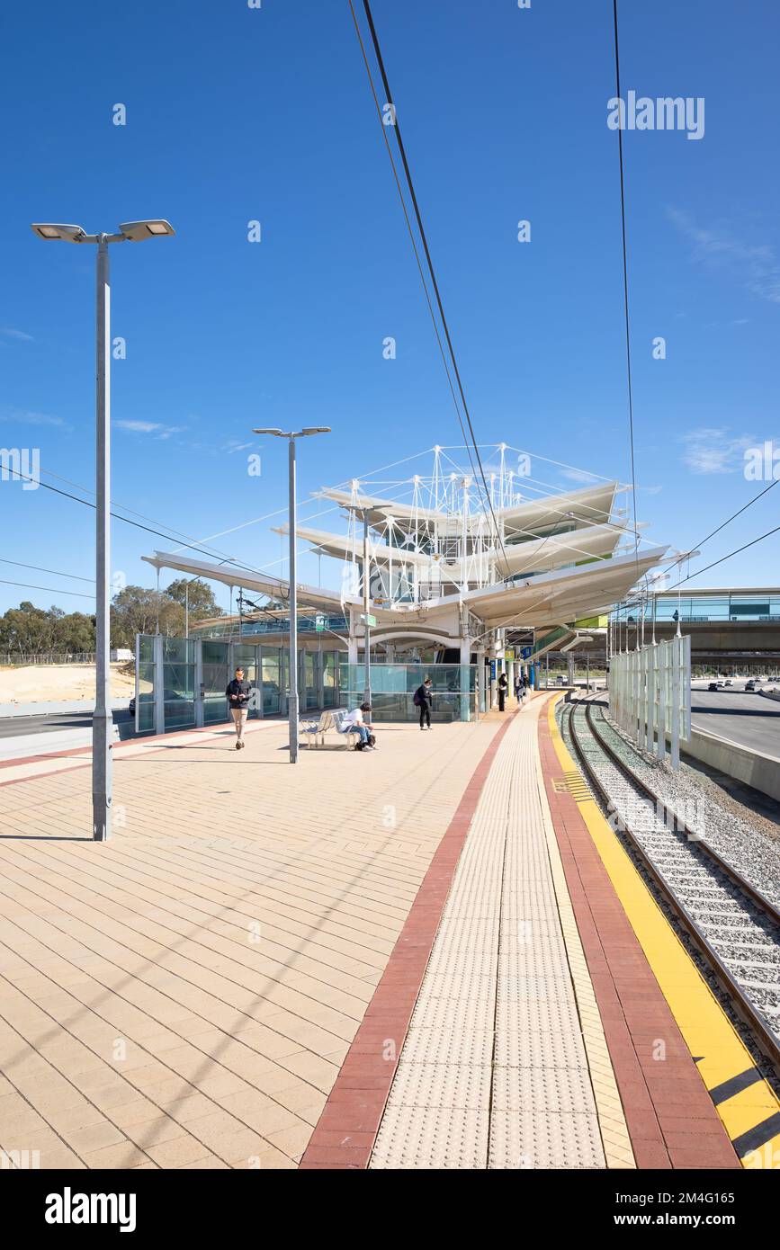 Perth, WA, Australien - Bahnhof Stirling Stockfoto