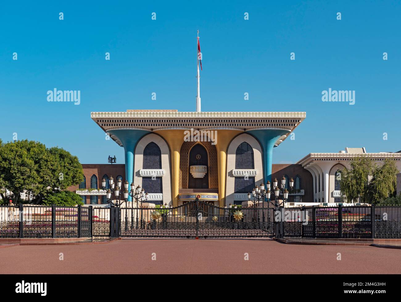 Al Alam Palast, Muscat, Oman Stockfoto