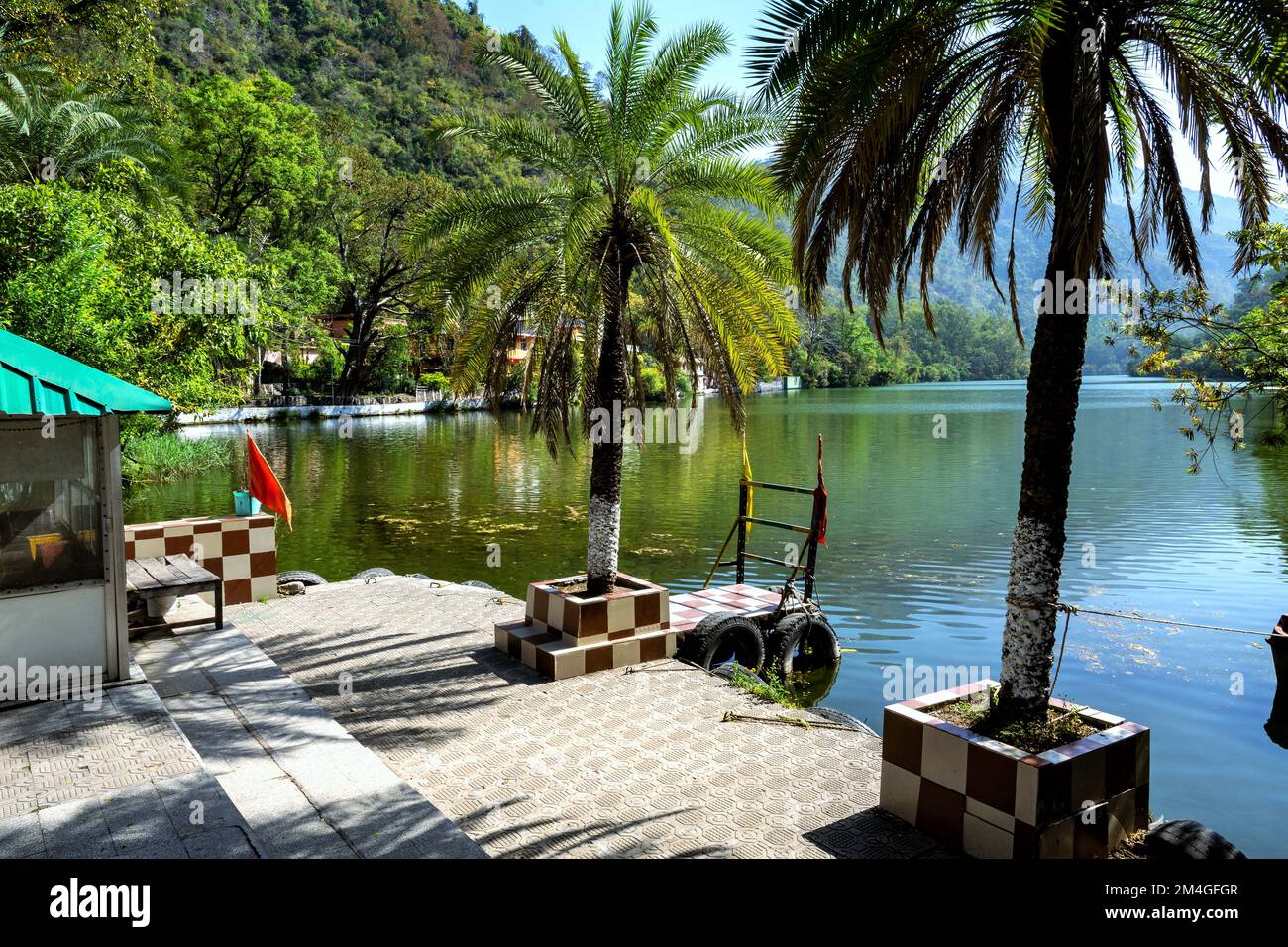 Renuka Lake, Renuka Ji, Sirmour District, Himachal Pradesh, Indien Stockfoto