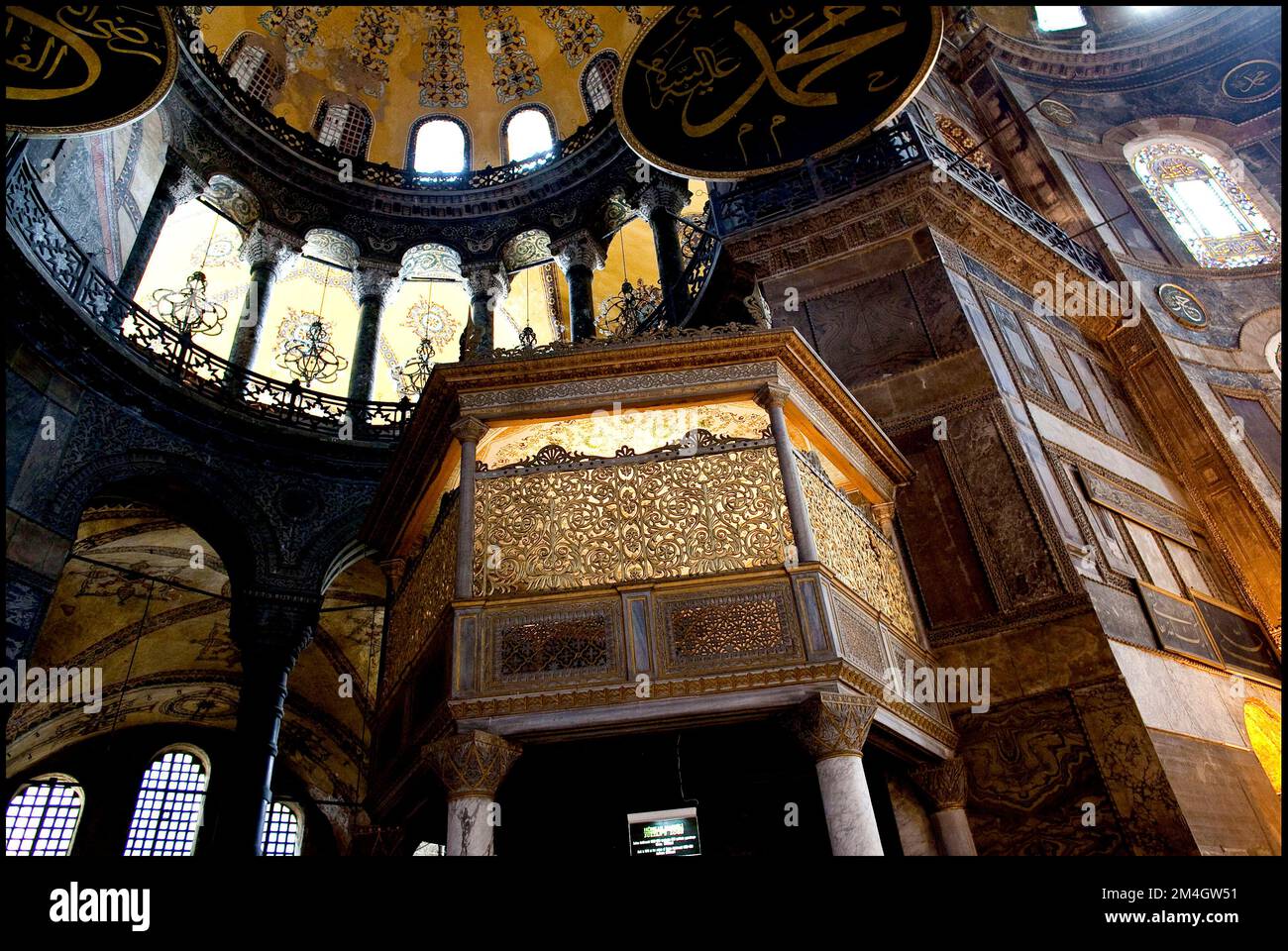 Hagia Sophia große Moschee in Istanbul Türkei, vbvanbree Fotografie. Stockfoto