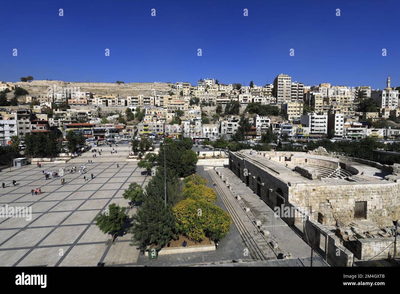 Blick auf Hashemite Plaza, Amman City, Jordanien, Naher Osten Stockfoto