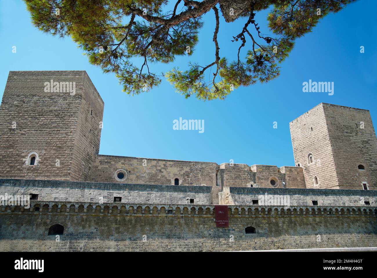 Castello Svevo, Bari, Provinz Bari, Region Apulien, Italien Stockfoto