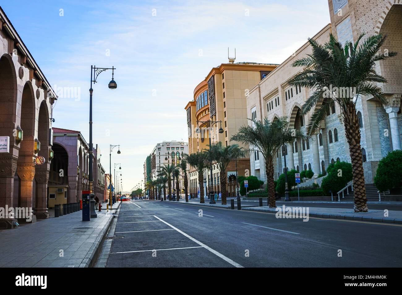 Medina , Saudi-Arabien - 13. Dez. 2019 - Medina City Streets Stockfoto