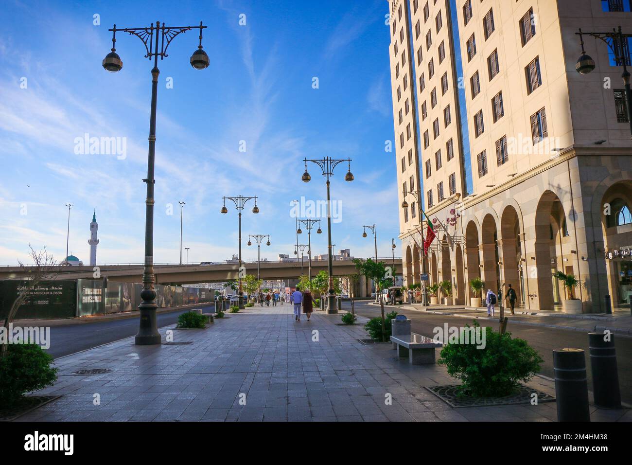 Medina , Saudi-Arabien - 13. Dez. 2019 - Medina City Streets Stockfoto