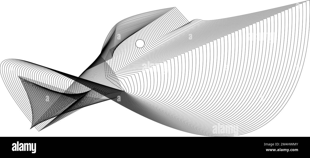 Komplexe geometrische Muster bilden sich auf weißem Hintergrund isoliert Stock Vektor