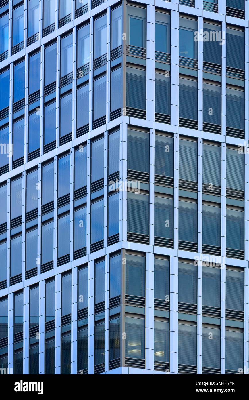 Fassade eines modernen Bürogebäudes Hamburg Stockfoto