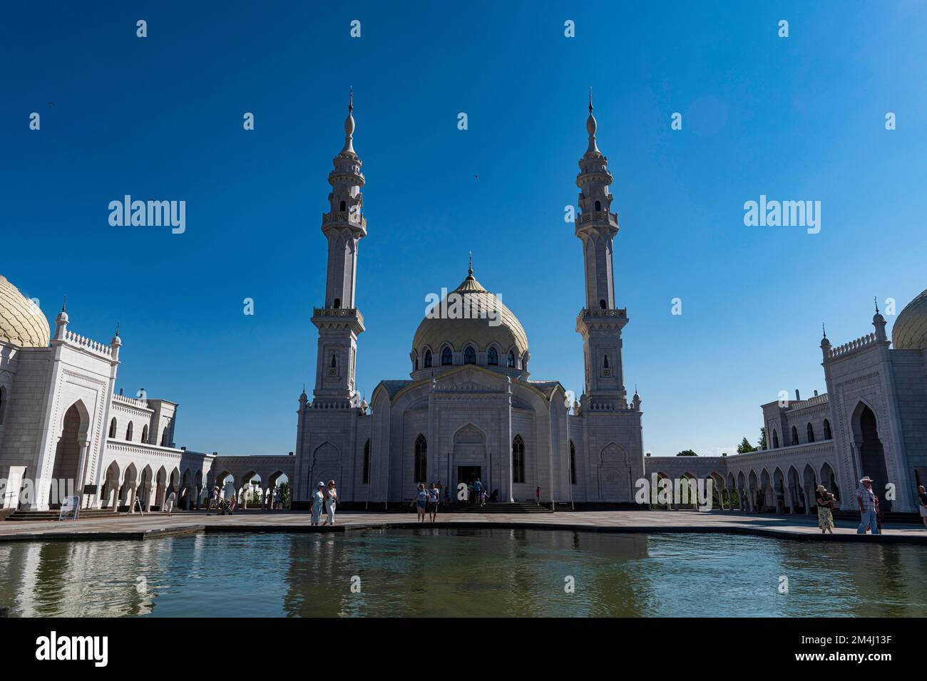 Weiße Moschee, UNESCO-Weltkulturerbe Bolgar, Republik Tartastan, Russland Stockfoto