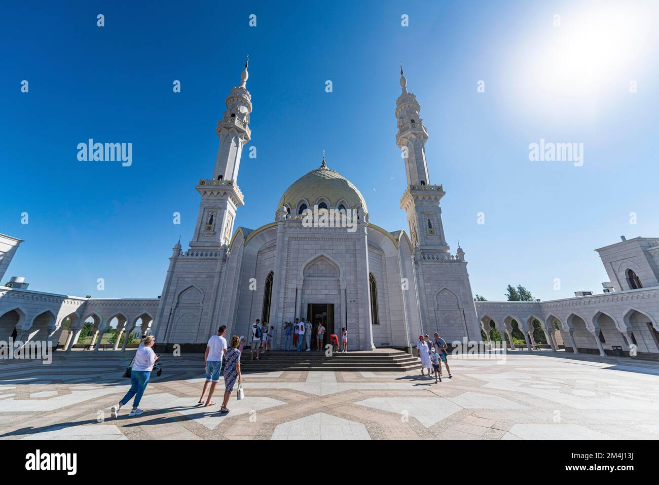 Weiße Moschee, UNESCO-Weltkulturerbe Bolgar, Republik Tartastan, Russland, Europa Stockfoto