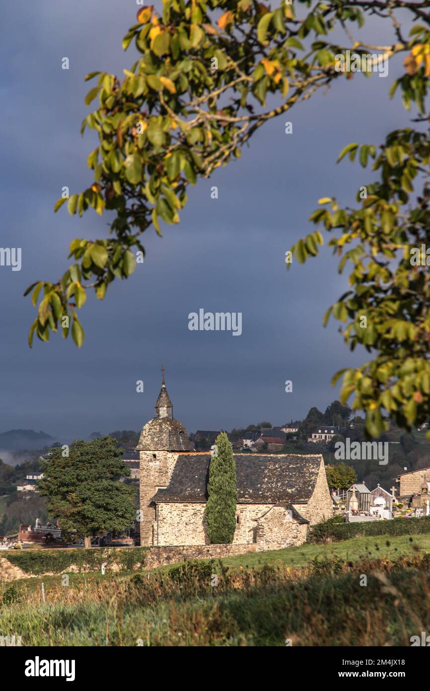 La Chartroulle - Chapelle Sainte Ferréol Stockfoto