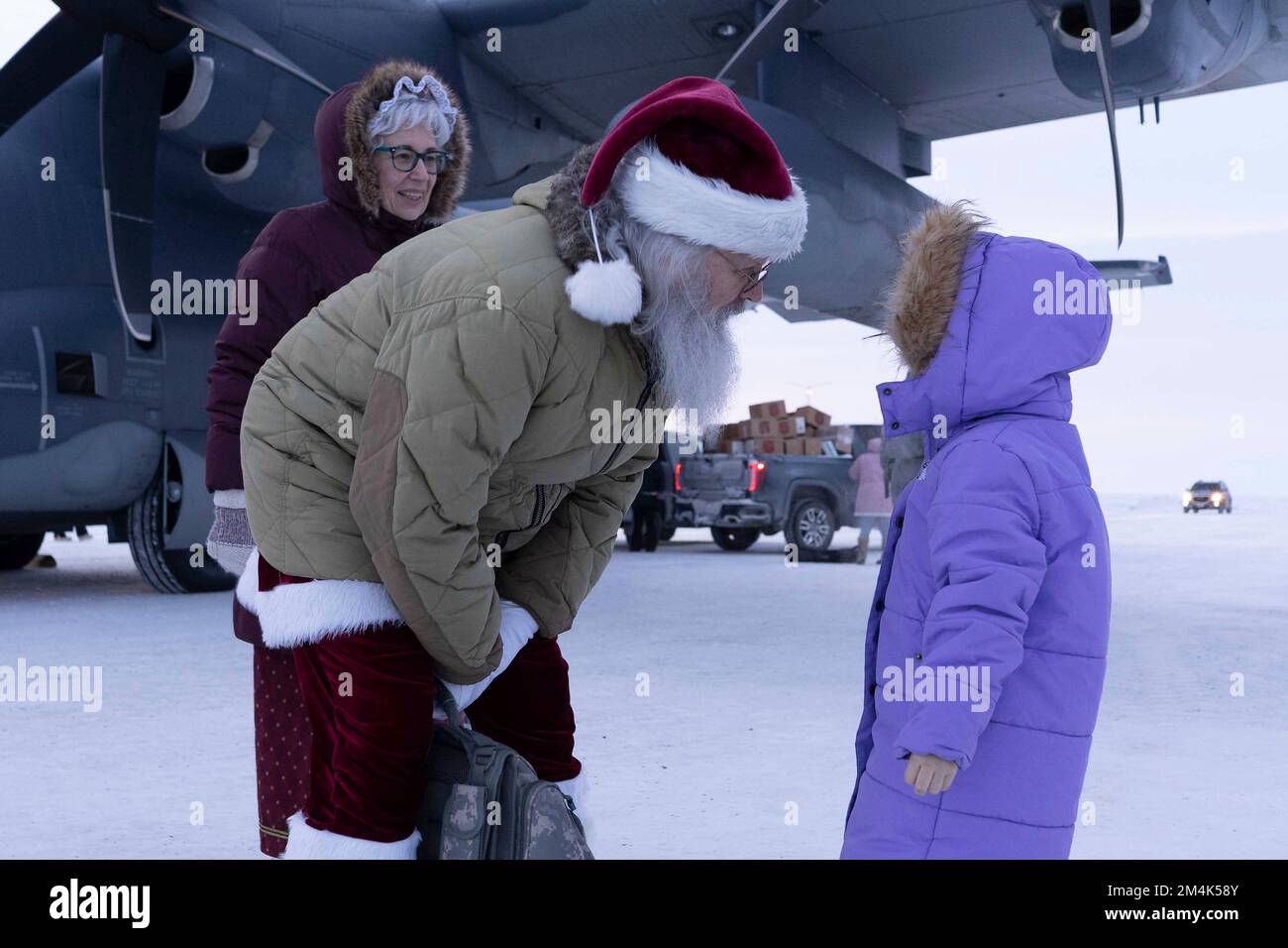 Scammon Bay, Vereinigte Staaten von Amerika. 29. November 2022. Santa