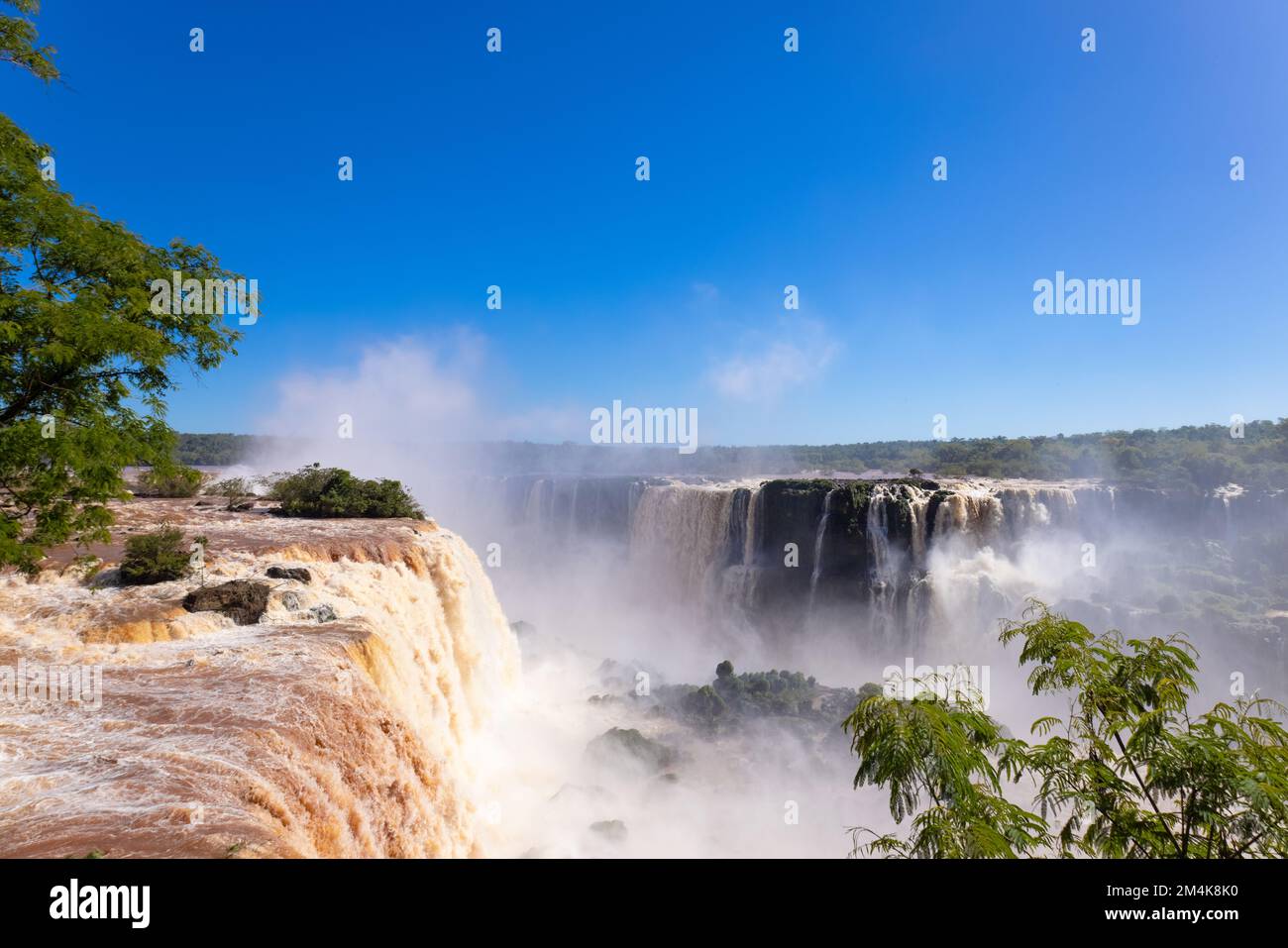 Brasilien, malerische Landschaft im Iguazu National Waterfall Park. Stockfoto