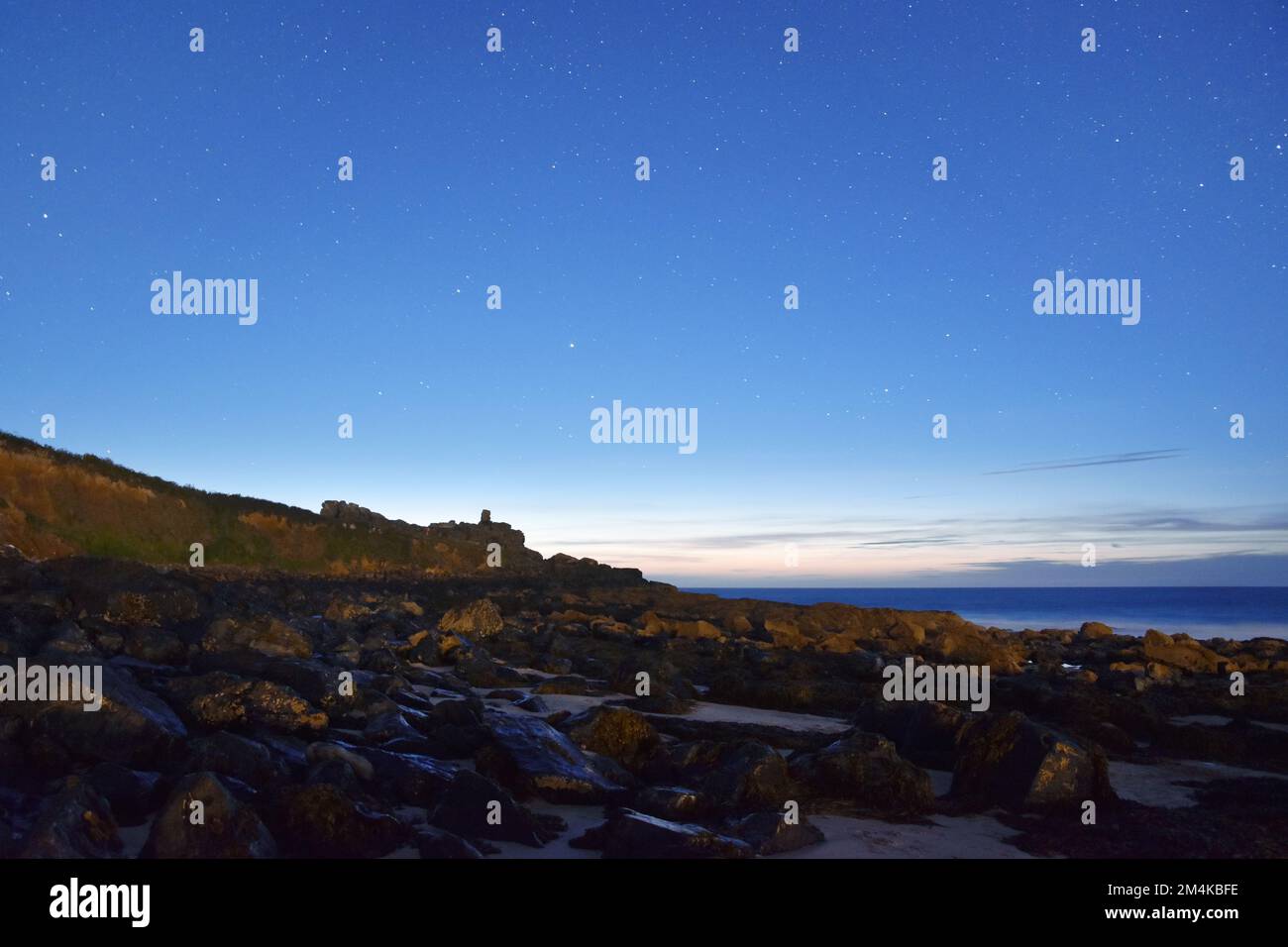 Sterne von den Felsen Stockfoto