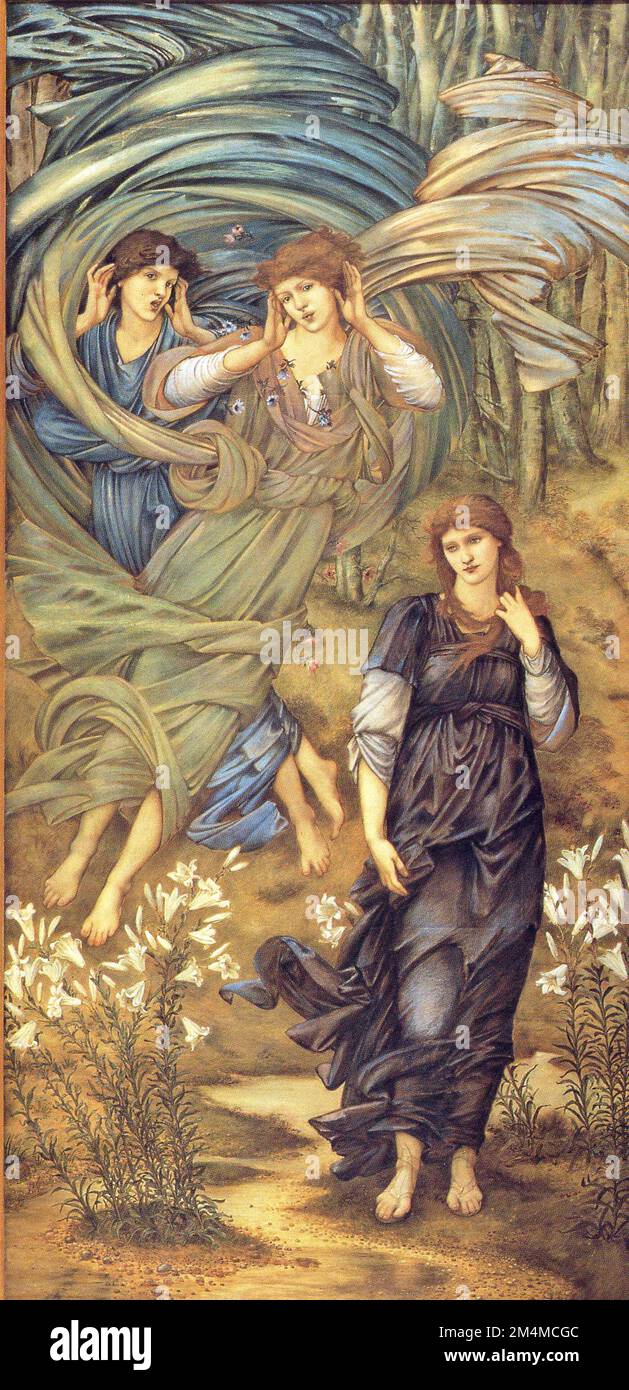 Edward Burne-Jones - Eine Braut aus dem Libanon - 1891 Stockfoto