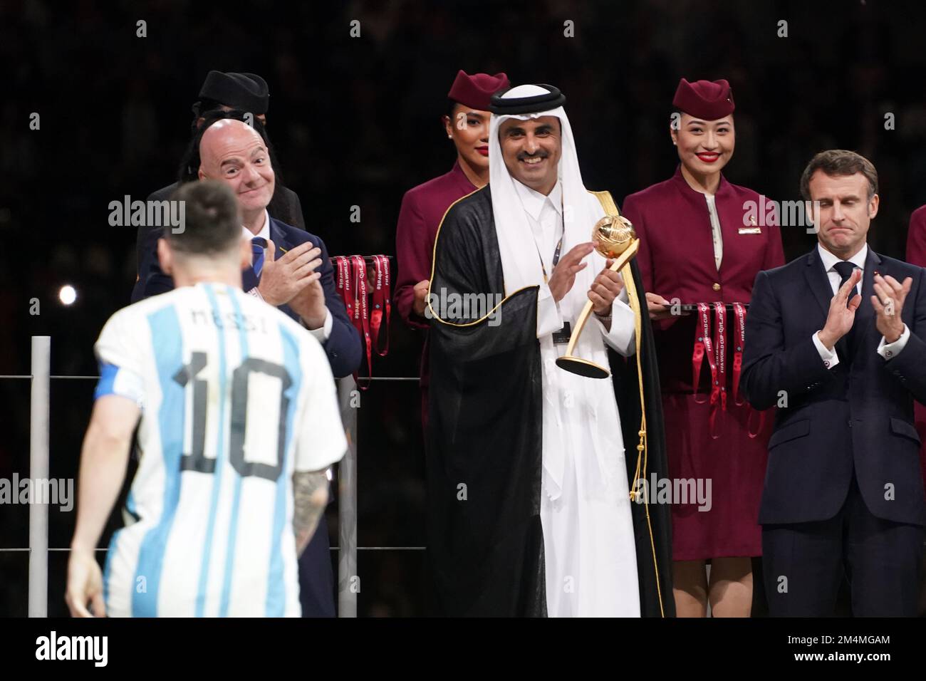 Lusail, Katar. Fifa-Weltmeisterschaft. Übereinstimmung 64. Argentinien gegen Frankreich. 18.. Dezember 2022 Stockfoto