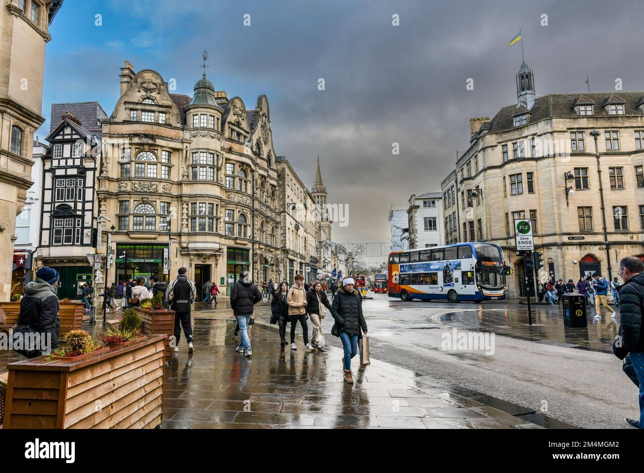 Urbane Straßenfotografie Oxford Stockfoto