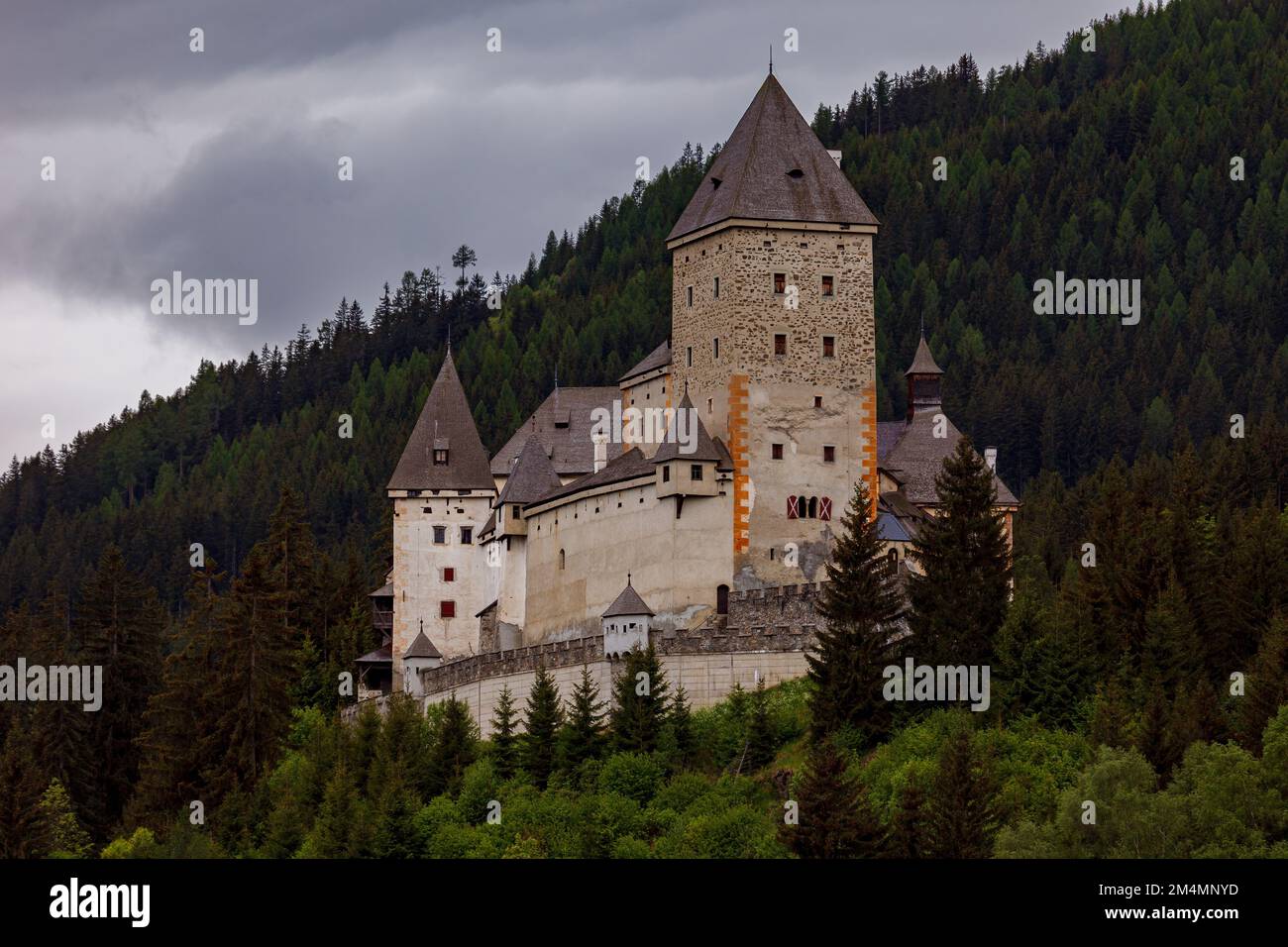 Die Burg Moosham in Osterreich Stockfoto