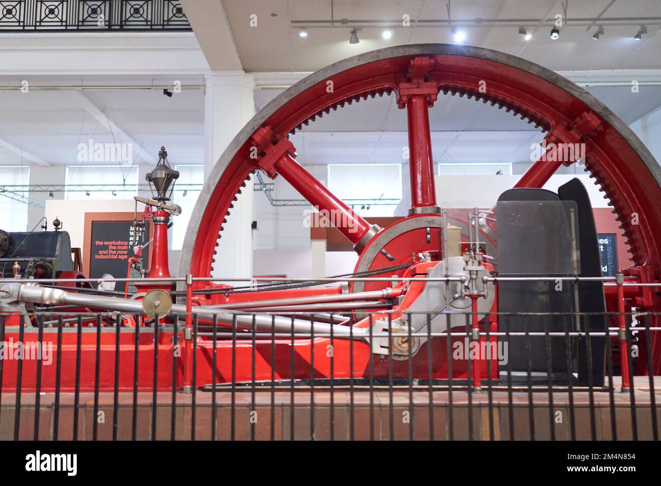 Mill Engine von Burnley Ironworks Company Stockfoto