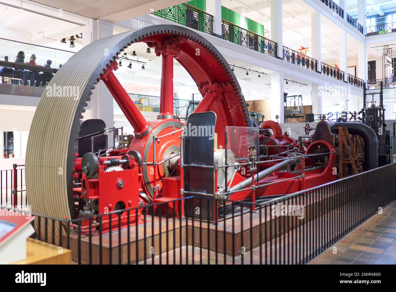 Mill Engine von Burnley Ironworks Company Stockfoto